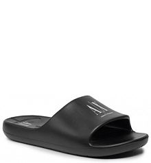 Klapki Armani Exchange czarne męskie 