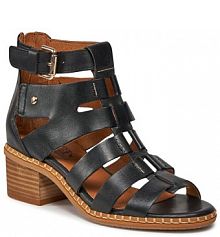 Sandały na słupku Pikolinos czarne 