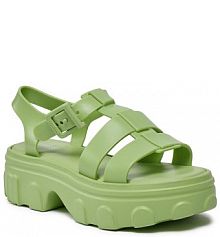 Sandały na koturnie Melissa zielone 