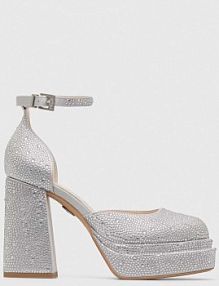 Czółenka Buffalo  srebrne 1290180.SLV