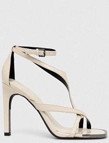 Sandały na szpilce DKNY  beżowe K1438473.BNE