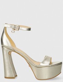 Sandały na słupku Guess  złote FLJIDS.LEP03.GOLD