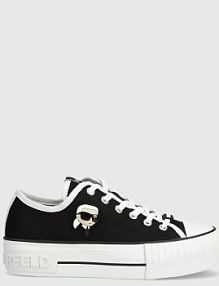 Tenisówki Karl Lagerfeld  czarne damskie KL60424.900