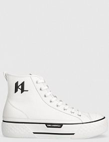 Trampki wysokie Karl Lagerfeld  białe męskie KL50450.011