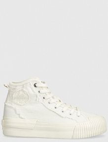 Trampki wysokie Pepe Jeans  beżowe damskie PLS31553