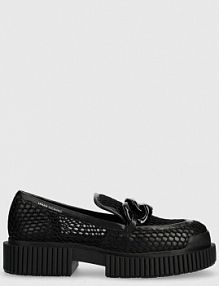 Mokasyny Armani Exchange  czarne damskie XDA004.XV848.00002