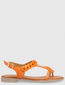 Sandały mustang  pomarańczowe damskie 1388809.61