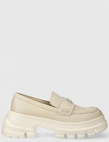 Mokasyny Tommy Jeans  beżowe damskie EN0EN02504