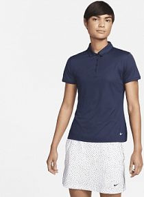 Damska koszulka polo do golfa Nike Dri-FIT Victory niebieskie damskie