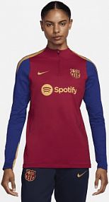Damska treningowa koszulka piłkarska FC Barcelona Strike Nike Dri-FIT czerwone damskie