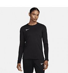 Damska koszulka piłkarska z półokrągłym dekoltem Dri-FIT Nike Strike czarne damskie