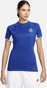 Damska koszulka piłkarska Nike Dri-FIT Chelsea F.C. 2023/24 Stadium (wersja domowa) niebieskie damskie