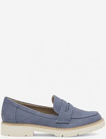 Mokasyny Clara Barson niebieskie damskie WS5885-01A