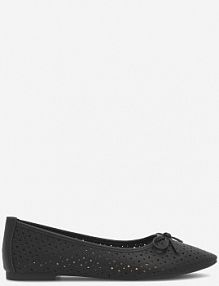 Baleriny Clara Barson czarne damskie WS6027-02