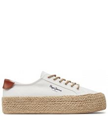 Espadryle Pepe Jeans białe damskie 