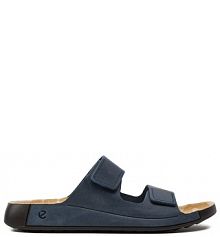 Klapki ECCO granatowe męskie 