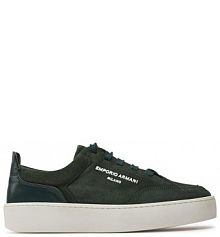 Sneakersy Emporio Armani zielone damskie 