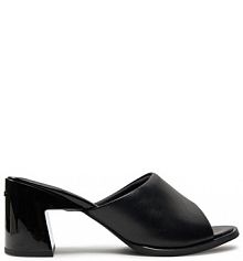 Klapki na słupku Calvin Klein czarne 