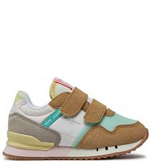 Buty na rzepy Pepe Jeans beżowe dziecięce 