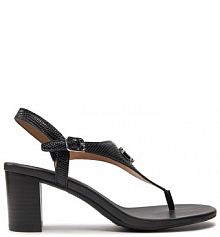 Sandały na słupku LAUREN RALPH LAUREN czarne 