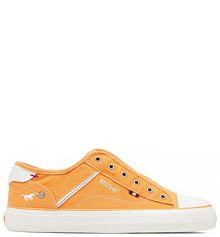 Trampki Mustang pomarańczowe damskie 