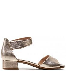 Sandały Caprice złote damskie 