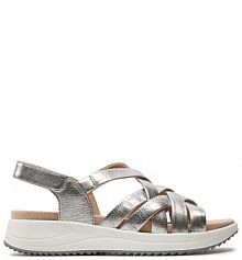 Sandały Caprice srebrne damskie 