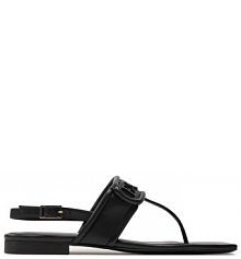 Sandały Emporio Armani czarne damskie 