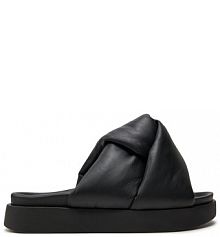 Klapki Inuikii czarne damskie 