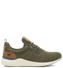Sneakersy Mustang khaki męskie 