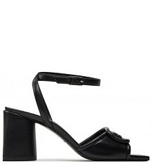 Sandały na słupku Emporio Armani czarne 