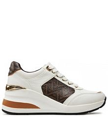 Sneakersy Aldo brązowe damskie 