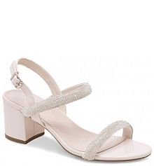 Sandały na słupku Jenny Fairy beżowe 