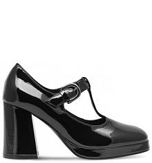 Sandały na słupku Sergio Bardi czarne 