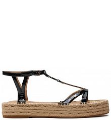 Espadryle LAUREN RALPH LAUREN czarne damskie 