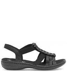 Sandały Rieker czarne damskie 