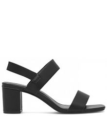 Sandały na słupku Clara Barson czarne 