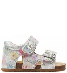 Sandały Naturino srebrne dziecięce 