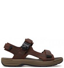 Sandały Clarks brązowe męskie 