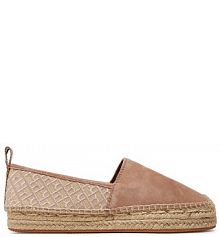 Espadryle BOSS brązowe damskie 