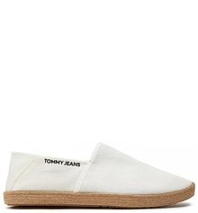 Espadryle Tommy Jeans écru męskie 