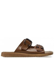 Klapki s.Oliver brązowe męskie 