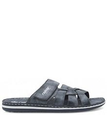 Klapki Rieker granatowe męskie 