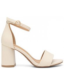 Sandały na słupku Jenny Fairy écru 