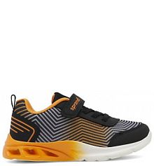 Buty na rzepy Sprandi czarne dziecięce 