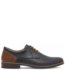 Półbuty wizytowe Rieker granatowe męskie 