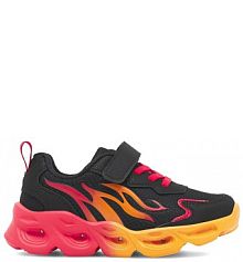 Buty na rzepy Action Boy czarne dziecięce 