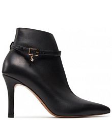 Botki na szpilce R.Polański czarne 