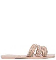 Klapki Jenny Fairy beżowe damskie 