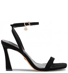 Sandały na szpilce Nine West czarne 
